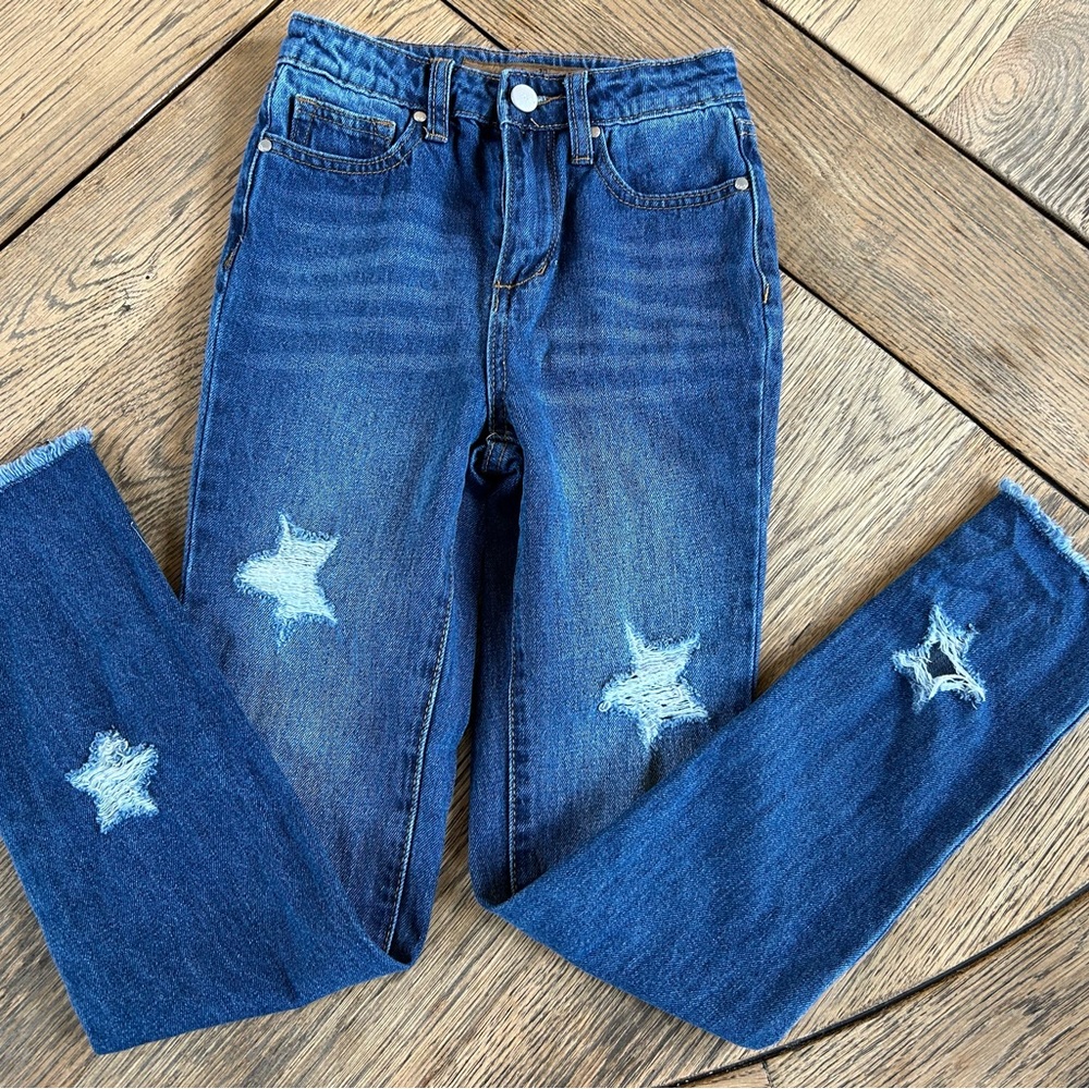Girl’s Joe’s Jeans Hannah Skinny Distressed Jeans, Sz 10.